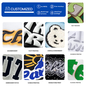 เสื้อยืดสั่งทำพิเศษ 230gsm 280gsm 300gsm 320gsm เสื้อยืดโอเวอร์ไซส์เนื้อหนา ทรงหลวม ไหล่ตก สไตล์สตรีทแวร์ ผ้าฝ้าย 100% เสื้อยืดสั่งทำ - Product Image 4