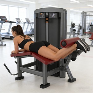 Macchina Commerciale Cheernin per Hamstring Curl con Carico a Pesi, 218 kg Peso Netto, Saldatura Robotica, Attrezzatura per Esercizi di Isolamento Muscolare, Certificazione CE per Allenamento - Product Image 1