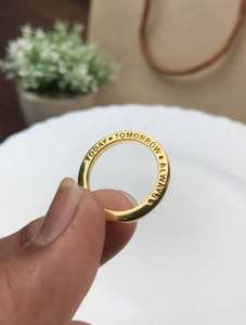 925 Plata Hoy Mañana Siempre Anillo Regalo Significativo Joyería - Product Image 4