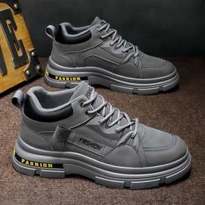 Nuevas Botas Martin Resistentes al Desgaste para Hombre, Calzado Deportivo Casual de Otoño, Zapatos de Trabajo Duraderos de Caña Baja - Product Image 3