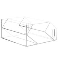 Support de cassette audio moderne en acrylique de qualité supérieure, présentoir transparent, étagère de rangement écologique de luxe, organisation de collection à domicile