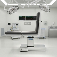 Mesa de Operaciones Electrohidráulica HE-608-A, Capacidad de Carga de 350 kg, Compatible con Brazo en C, CE