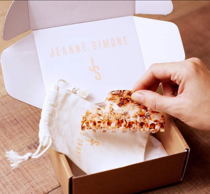 Caja de embalaje de joyería para niña de horquilla Cajas de papel blanco recicladas personalizadas Juegos de regalo Cajas de horquilla - Product Image 1