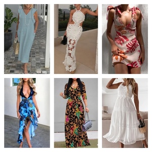 Ventes à prix réduits, jupe en stock d'usine, vêtements pour femmes, robe décontractée pour femmes, vêtements pour femmes, liquidation en gros - Product Image 1