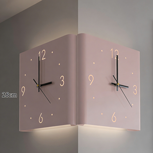 Horloge murale décorative d'art personnalisée, horloge créative en métal LED pour le coin du salon - Product Image 5