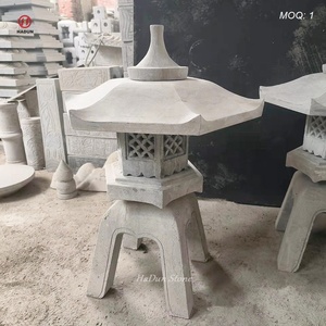 Vente en gros jardin extérieur aménagement paysager décoration sculpture sur pierre pagode japonaise <span class=keywords><strong>Yukimi</strong></span> lanterne lampe à vendre - Product Image 3