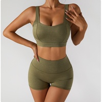 Ensemble court de soutien-gorge de Sport et de Yoga pour femmes
