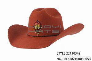 Оптовая продажа, детские ковбойские шляпы с широкими полями - Product Image 6