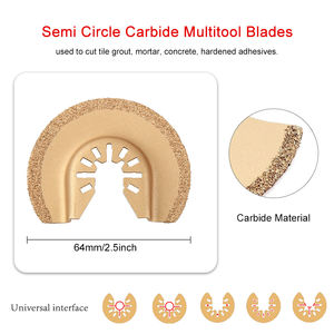 Lames <span class=keywords><strong>de</strong></span> <span class=keywords><strong>scie</strong></span> oscillantes en carbure pour le béton, le coulis, le carrelage, la céramique et la maçonnerie - Product Image 5