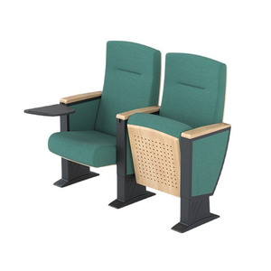 Chaises d'auditorium avec tablette d'écriture, prix bas, chaise d'auditorium pliable, dossier, mobilier de théâtre, salle d'auditorium, métal moderne - Product Image 1
