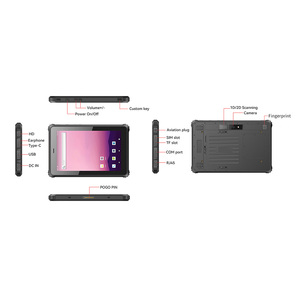 Tableta Android Industrial Resistente al Agua IP67 de Alta Resistencia con Pantalla de 10 Pulgadas, Diseño Portátil, 2G/3G/4G y NFC - Product Image 6