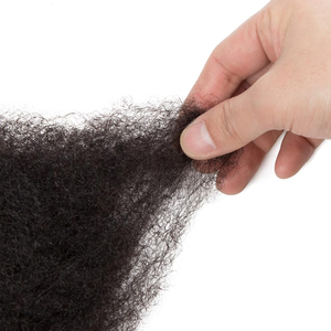 <span class=keywords><strong>Factory</strong></span> <span class=keywords><strong>Outlet</strong></span> 50g Pre-estirado Afro Kinky Curly Trenzado Cabello A granel Sintético Twists Trenzas Loc Reparación Dreadlock Extension - Product Image 4