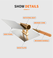 Accessoires de cuisine de haute qualité Moule à cônes à sucre Petit rouleau en bronze pour cônes à glace et gaufres