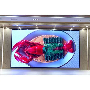 Vendita calda Indoor Full Color SMD led Video Wall ad alta definizione p1.53 p1.86 P2 P2.5 schermo di visualizzazione a LED