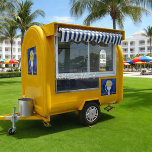 Fourgonnette Four à Pizza Ronde, Chariot de Vente de Glaces et Hot-Dogs, Remorques de Concession, Cuisine Mobile, Remorque Rapide, Food Truck - Product Image 6