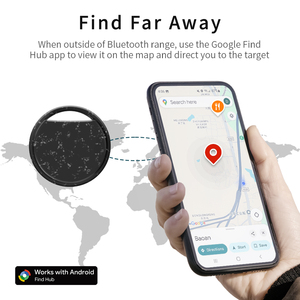 RSH Localizzatore GPS Intelligente <span class=keywords><strong>Google</strong></span> Find My Tag con Logo Personalizzato Simile ad Air Tag per Android Trova Chiavi Bagagli Animali Domestici Cani - Product Image 4