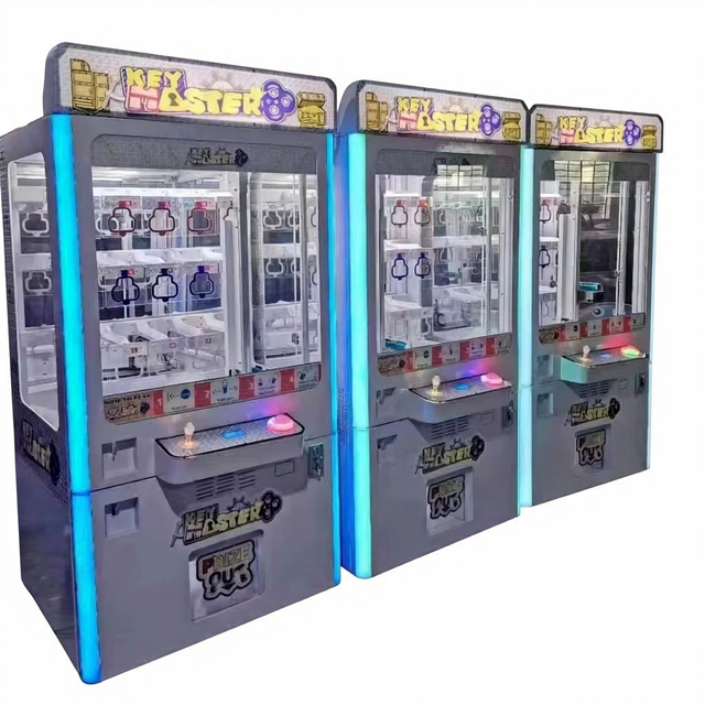 Hot Sale Golden Key Game Machine 15 Lots Key Master Prize Vending Game Machine Arcade Key Master Claw Crane Machine