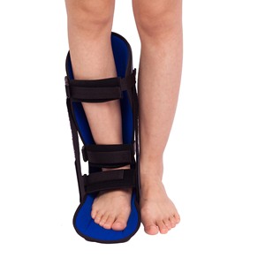 <b>Ankle</b> <b>Support</b> Brace Blue Adjustable Foot Drop Fixation Adult Unisex - Product Image 1
