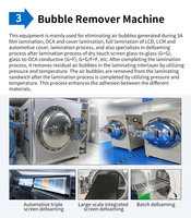 OCA Bubble Remover Ordinateur Tactile Verre UTG Verre Optique 600x900mm COF SCA Big Bubble Remover Machine