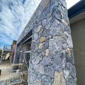 2025 mới tùy chỉnh thiết kế lồng vào nhau ngoài trời tường đá Ốp tấm gạch đá Veneer bên ngoài - Product Image 5