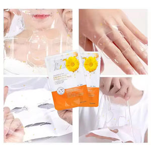 Mascarillas Faciales con Logotipo Personalizado, Mascarilla de Belleza Coreana de Caléndula Reafirmante, Tensora y Lifting, Mascarilla Facial de Colágeno - Product Image 6