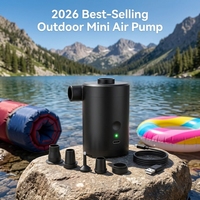 2026 Productos En Tendencia 3600mAh Rechargeable Outdoor Air Pump Air Mattress Inflation Deflation Camping Light Travel Hiking