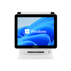 Màn hình kép POS thức ăn nhanh tiền mặt đăng ký 15 inch màn hình cảm ứng duy nhất vẻ đẹp hệ thống Thẩm mỹ viện giá rẻ 120W Điện Dịch vụ thiết bị POS - Product Image 4