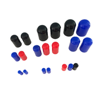 Bouchon en silicone souple flexible, résistant aux hautes températures, pour protection des trous, rond, en caoutchouc de silicone pulvérisé