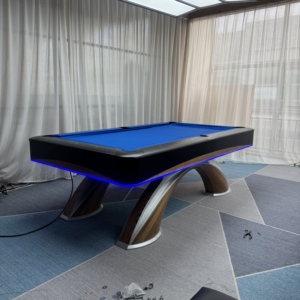 Vente directe d'usine de tables de billard haut de <span class=keywords><strong>gamme</strong></span> de luxe personnalisées de 7 pieds en bois massif pour une variété d'espaces - Product Image 3