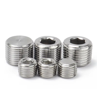 Bouchon à vis externe à douille hexagonale 304 NPT/PT Tailles 1/16-1 "Type de coupleur usiné Raccords de tuyauterie standard BSPT