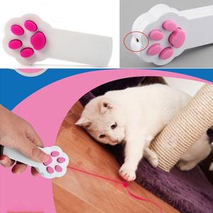 Juguetes láser para gatos y perros, puntero de luz LED interactivo, herramienta de entrenamiento para rascar, maceta roja, juguete para hacer ejercicio - Product Image 3