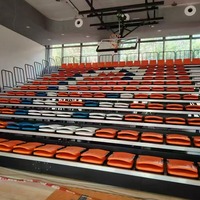 Sièges de stade rétractables télescopiques, bancs pliants pour événements sportifs et divertissements