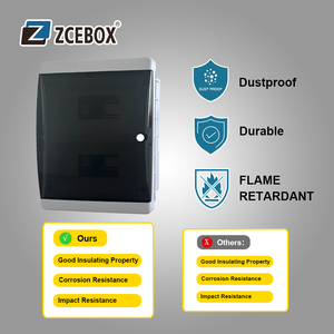Zcebox 12 cách nhựa Điện cầu chì tổng đài 250V người tiêu dùng đơn vị cung cấp điện phân phối hộp - Product Image 5