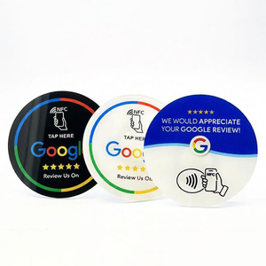 Etiqueta NFC para reseñas de Google, TikTok, Instagram, WhatsApp, etiqueta NFC redonda y cuadrada, etiqueta NFC personalizada para redes sociales - Product Image 4