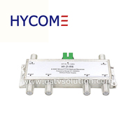 Récepteur optique passif mini HYCOME R16 CATV FTTH avec 4 ports RF, connecteur SC, prise en charge POE/GSM/GPRS