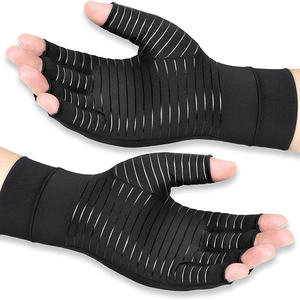 Hombres Mujeres Dolor en las articulaciones Mano Brace Soporte Cobre Compresión Artritis Guantes - Product Image 1