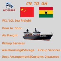 Agent de transport maritime le moins cher, livraison express, transport spécial, DDP, DDU, dédouanement du vendeur vers le Ghana