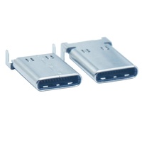 Fabricante profesional de conector USB tipo C macho 24P Dual SMT conector cargador de teléfono móvil