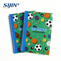 Cuaderno Espiral de Doble Anillo para Deportes, Cuaderno Rayado para Estudiantes, Material Escolar para África Occidental