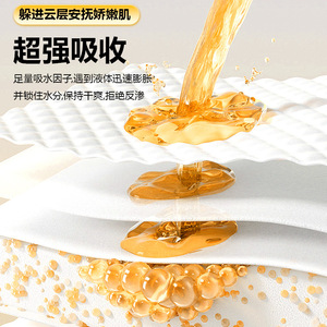 Pet <b>Pee</b> <b>Pad</b> Bamboo Fiber Absorbent Disposable Puppy Training Diapers Normal Specifications China Made - Product Image 1