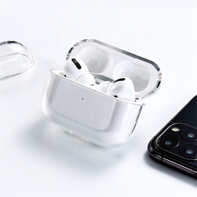 Lonvel Factory Headphone Case Portable Earbud Earphone case Pouch Durable Custom Logo Silicone Soft Clear Earfphone case Clear