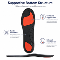 Semelles intérieures pour chaussures de sport, pour hommes et femmes, en EVA, absorbant les chocs, coussinets de soutien pour le talon et l'avant-pied, respirants, évacuant l'humidité, confortables