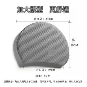 Gorro de Natación de Silicona, Talla Extra Grande, Color Sólido, Impermeable, Anti-Cloro, Unisex, para Natación y Deportes Acuáticos - Product Image 5