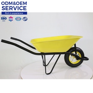 Wb4010 अधिकतम स्थायित्व और दीर्घकालिक उपयोग के लिए प्रबलित स्टील सुविधाजनक और तेज निर्माण व्हीलबारो - Product Image 3