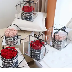 2025 romantica scatola <span class=keywords><strong>regalo</strong></span> acrilico conservato rose vere <span class=keywords><strong>per</strong></span> natale e Halloween conservazione eterna <span class=keywords><strong>per</strong></span> <span class=keywords><strong>lei</strong></span> - Product Image 1