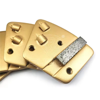 Offre Spéciale : Plaquettes de ponçage trapézoïdales en PCD pour béton, disques de ponçage métalliques avec segments PCD pour le décapage de revêtements époxy