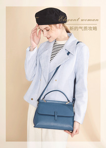 Sac à bandoulière pour femme en cuir véritable de haute qualité, sac à main élégant et tendance, sacoche bandoulière pour femme, vente en gros d'usine - Product Image 2