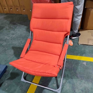 Portatile pieghevole 4 posizioni all'aperto spiaggia Patio <span class=keywords><strong>giardino</strong></span> campeggio morbido imbottito pieghevole poltrona balcone sedia a <span class=keywords><strong>sdraio</strong></span> reclinabile lettino - Product Image 1