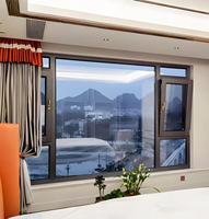 Modernes Doppelverglastes Aluminium-Schiebefenster Energieeffizient Schalldicht für Villen