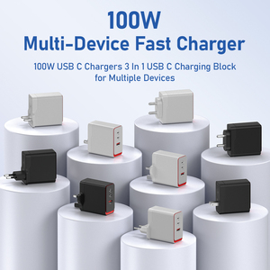 <span class=keywords><strong>Chargeur</strong></span> de téléphone portable à charge rapide 100W USB Type-C PD 3.0 avec protection OTP/OVP Sortie 5V/3A pour <span class=keywords><strong>OPPO</strong></span> Vivo Onplus CMF Rien - Product Image 2